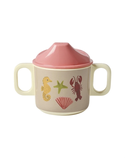 Rice - Babykop - Koral Ocean Print 